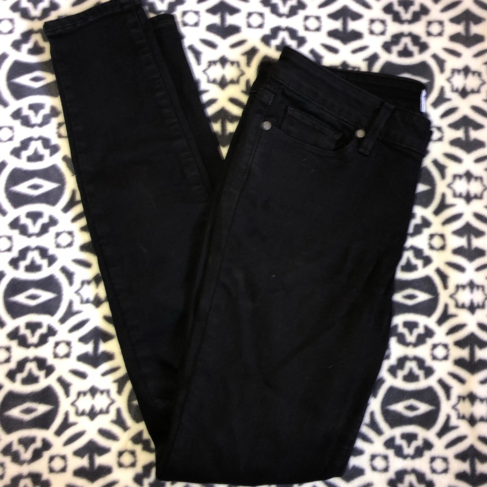 Paige Denim Black Skinny Jeans